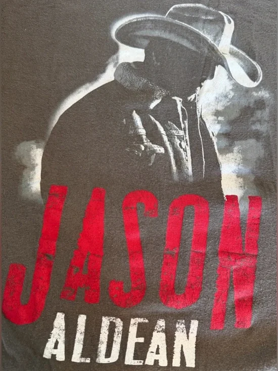 Jason Aldean 🎸 Concert Tour T-Shirt High Noon Neon Double Sided Graphic Band Tee - Picture 4 of 6